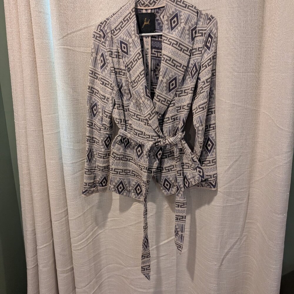 Jack Southwest tie waist Blazer jacket size medium